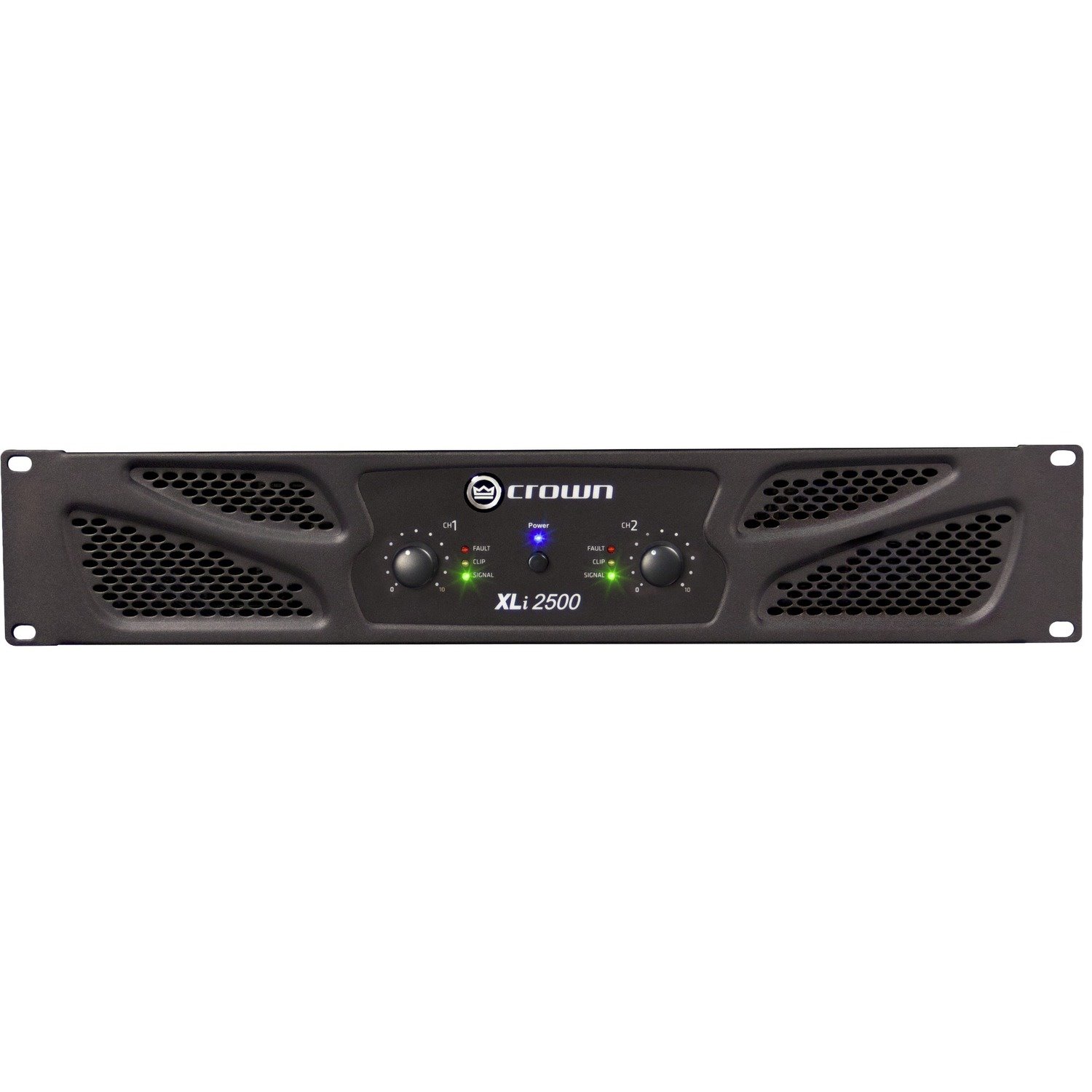 Crown 2500 Amplifier - 1000 W RMS - 2 Channel - Dark Gray