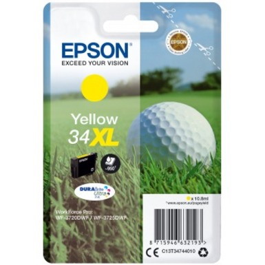 Epson DURABrite Ultra 34XL Original High Yield Inkjet Ink Cartridge - Yellow - 1 / Blister Pack