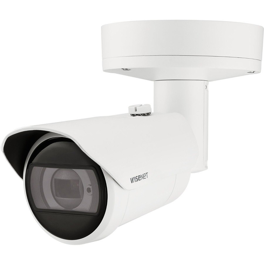 Wisenet XNO-C8083R 6 Megapixel Network Camera - Color - Bullet - White