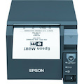 Epson TM-T70II Desktop Direct Thermal Printer - Monochrome - Receipt Print - USB - Serial - With Cutter - Dark Grey