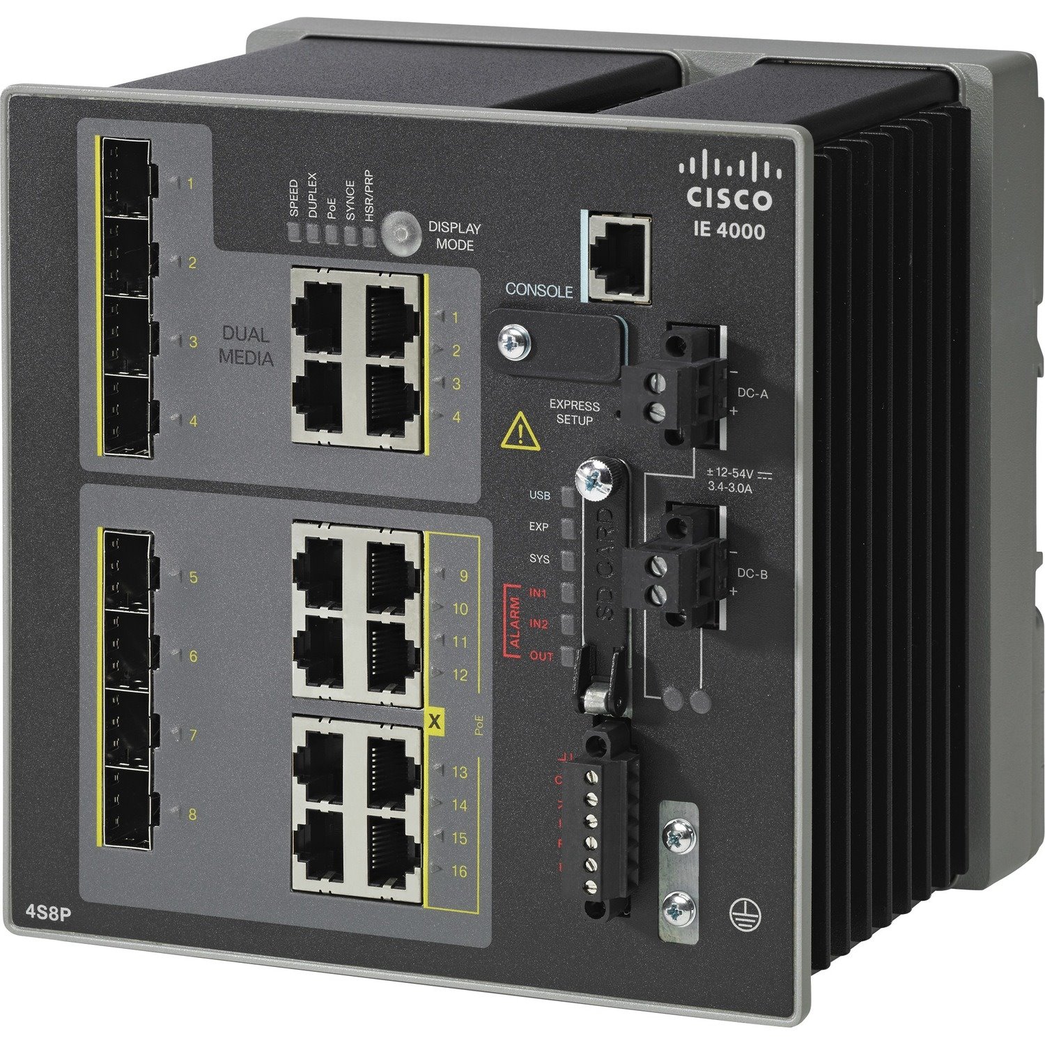 Cisco IE-4000-4S8P4G-E Layer 3 Switch