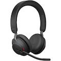 Jabra Evolve2 65 Wireless Over-the-head Stereo Headset - Black with charging stand