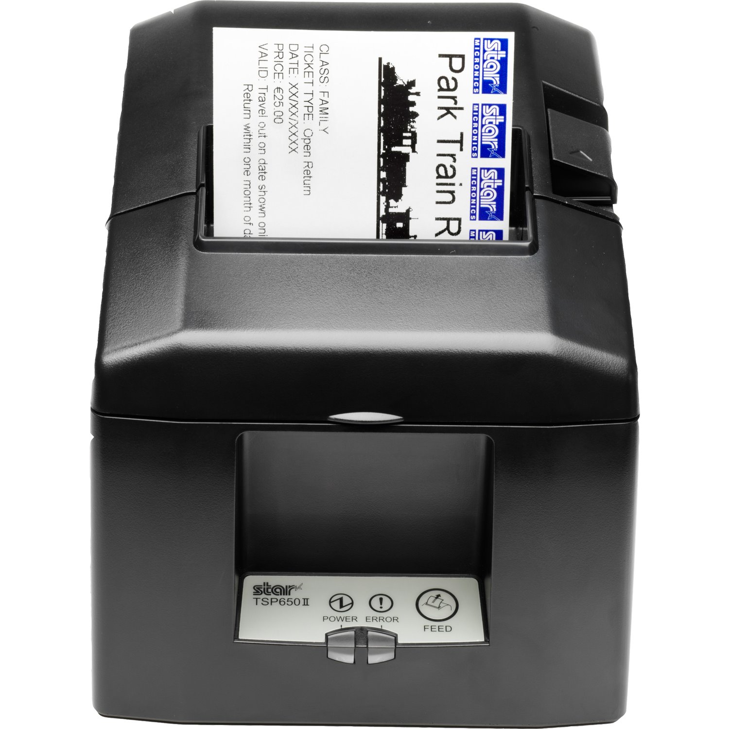 Star Micronics TSP654II Direct Thermal Printer - Monochrome - Wall Mount - Receipt Print - Serial - With Cutter - 3.15" Print Width - 11.81 in/s Mono - 203 dpi - 3.15" Label Width