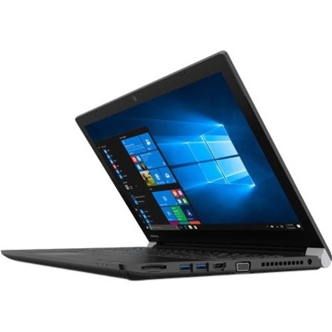 Toshiba Tecra A50-D 15.6" Notebook - 1366 x 768 - Intel Core i5 7th Gen i5-7200U Dual-core (2 Core) 2.50 GHz - 8 GB Total RAM - 500 GB HDD - Black