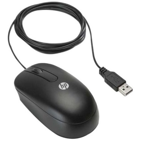 HP Essential Mouse - USB - Optical - 3 Button(s) - Black