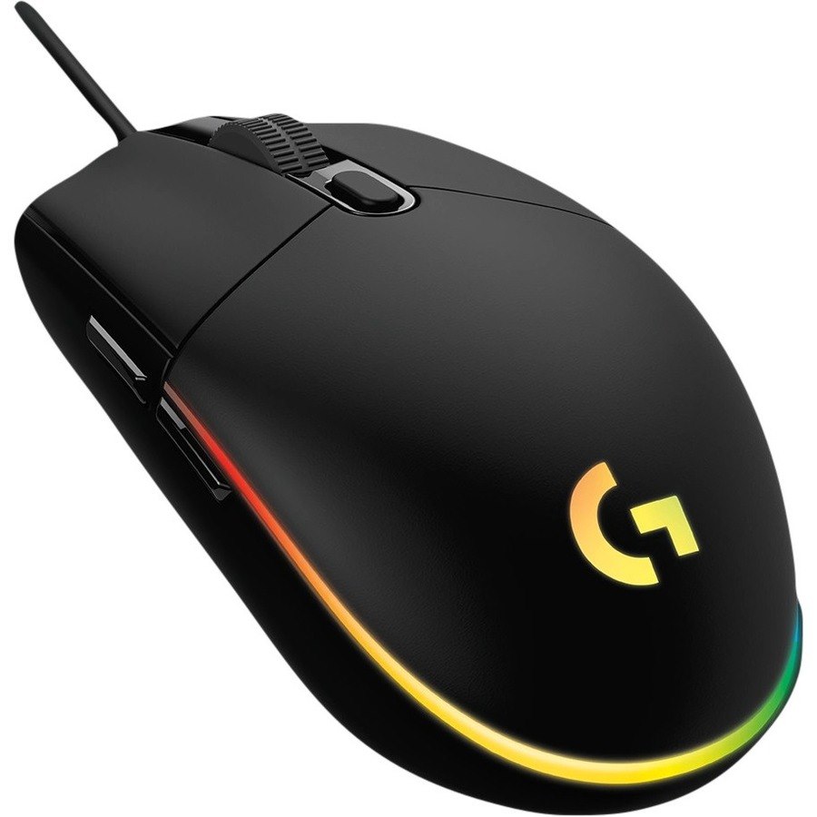 Logitech G203 Gaming Mouse - USB - Optical - 6 Button(s) - Black