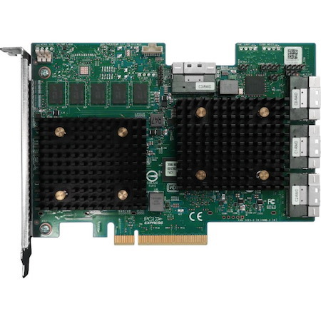 Lenovo 940-32i SAS Controller - 12Gb/s SAS - PCI Express 4.0 x8 - 8 GB Flash Backed Cache - Plug-in Card
