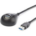 StarTech.com 5 ft Black Desktop SuperSpeed USB 3.0 (5Gbps) Extension Cable - A to A M/F