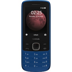 Nokia 225 4G 128 MB Feature Phone - 2.4" TFT LCD QVGA 240 x 320 - 64 MB RAM - 4G - Blue