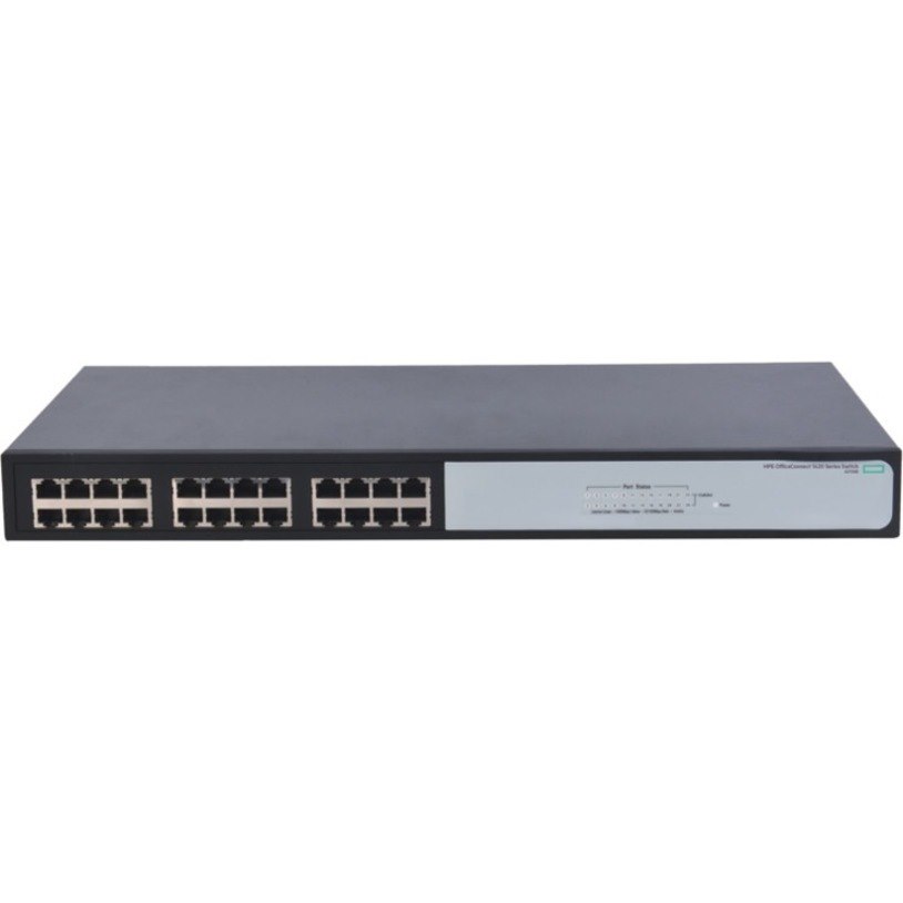 HPE OfficeConnect 1420 24 Ports Ethernet Switch - Gigabit Ethernet - 10/100/1000Base-TX