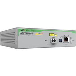 Allied Telesis PC2000/LC Transceiver/Media Converter - TAA Compliant