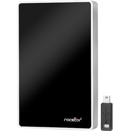 Rocstor Rocsecure EX32 1 TB Portable Rugged Solid State Drive - 2.5" External - SATA (SATA/600) - Silver - TAA Compliant