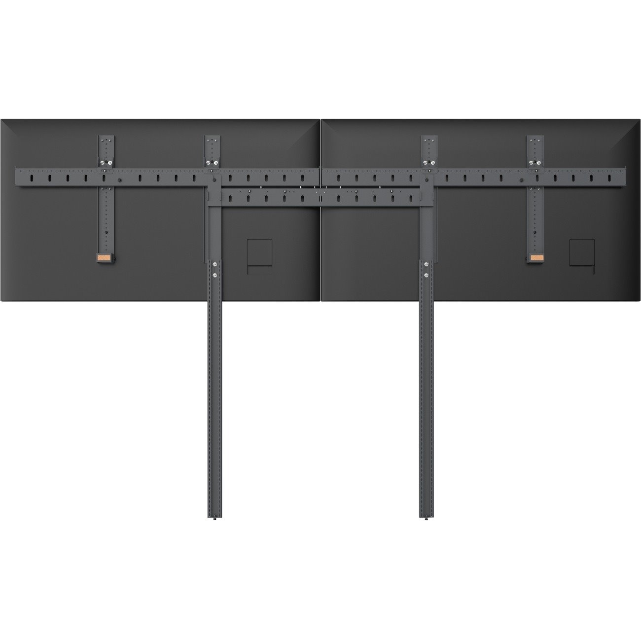 Heckler Design Mounting Rail Kit for Display, Wall Mount - Black Gray