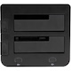 StarTech.com Dual-Bay USB 3.0 to SATA and IDE Hard Drive Docking Station, 2.5/3.5" SATA III and IDE (40 pin), SSD/HDD Dock, Top-Loading