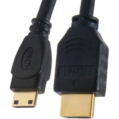 Nippon Labs Premium HDMI to Mini HDMI cable with Metal Hood and Gold-Plated Connectors: