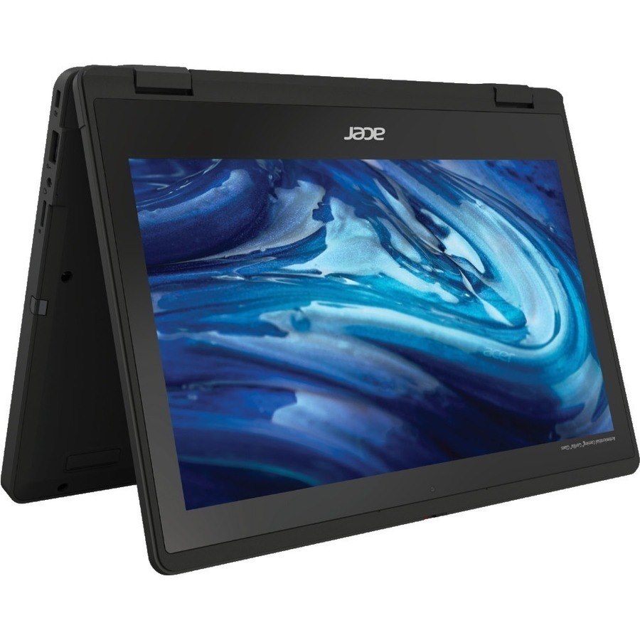 Acer TravelMate B3 Spin 11 B311R-33 TMB311R-33-C9SN 11.6" Touchscreen Convertible 2 in 1 Notebook - WXGA - Intel N100 - 8 GB - 128 GB SSD - Black