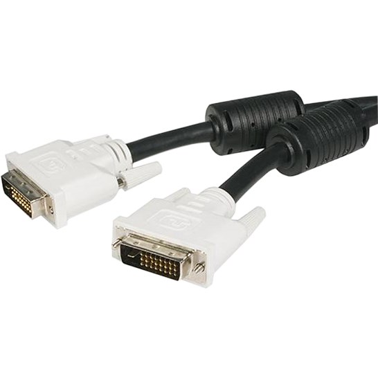 StarTech.com 1m DVI-D Dual Link Cable - Male to Male DVI-D Digital Video Monitor Cable - 25 pin DVI-D Cable M/M Black 1 Meter - 2560x1600