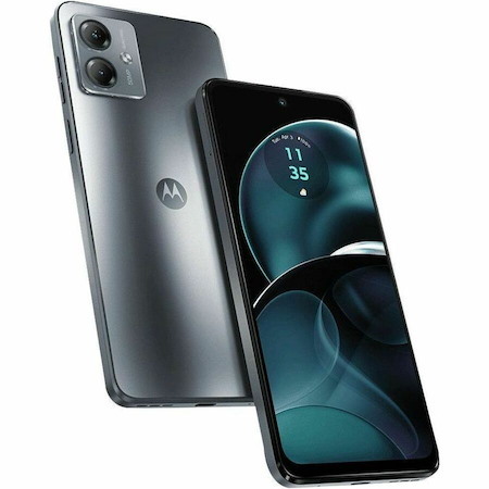 Motorola Mobility moto g14 128 GB Smartphone - 16.5 cm (6.5") LCD Full HD Plus 2400 x 1080 - Octa-core (Cortex A75Dual-core (2 Core) 2 GHz + Cortex A55 Hexa-core (6 Core) 1.80 GHz - 4 GB RAM - Android 13 - 4G - Steel Grey