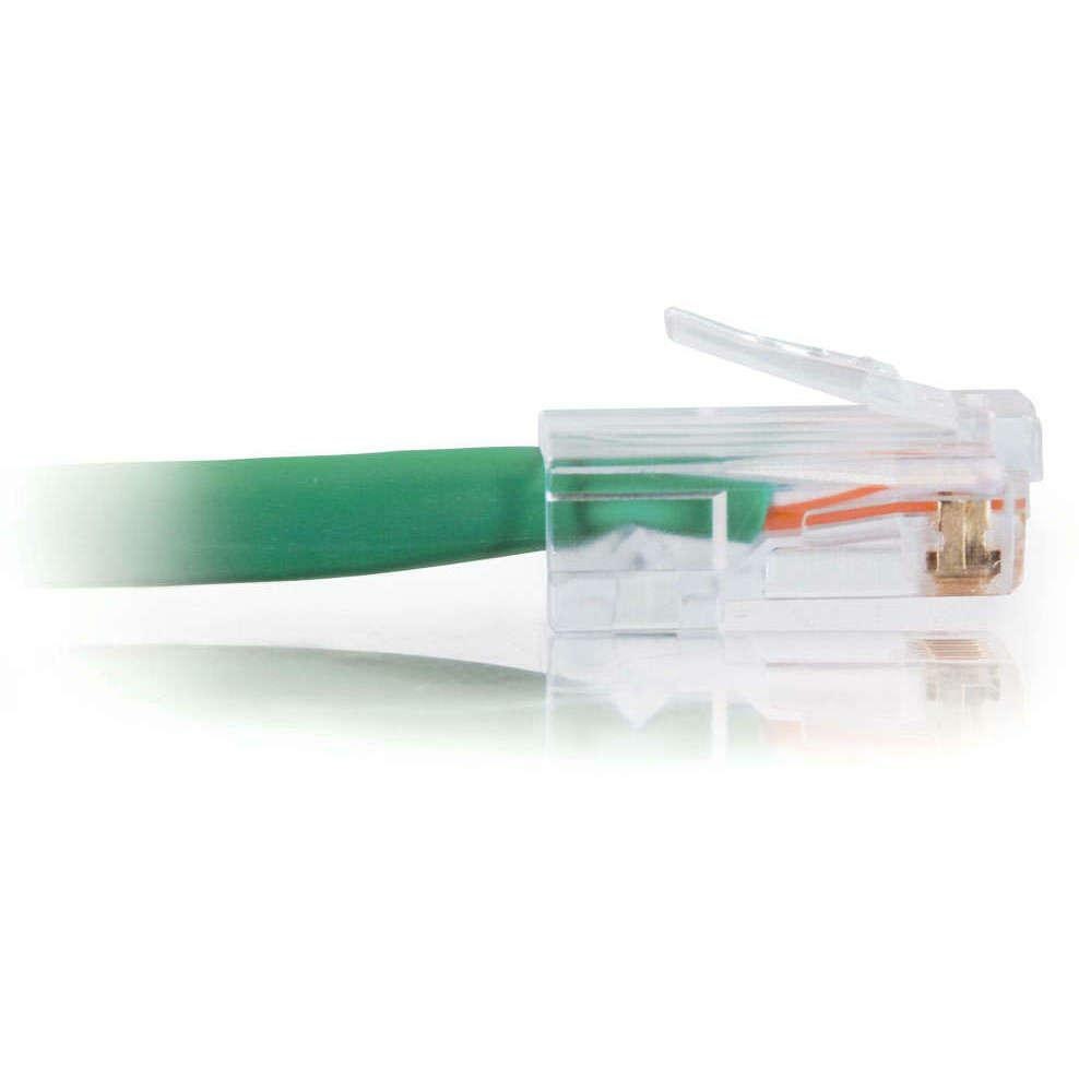 C2G-3ft Cat5e Non-Booted Crossover Unshielded (UTP) Network Patch Cable - Green