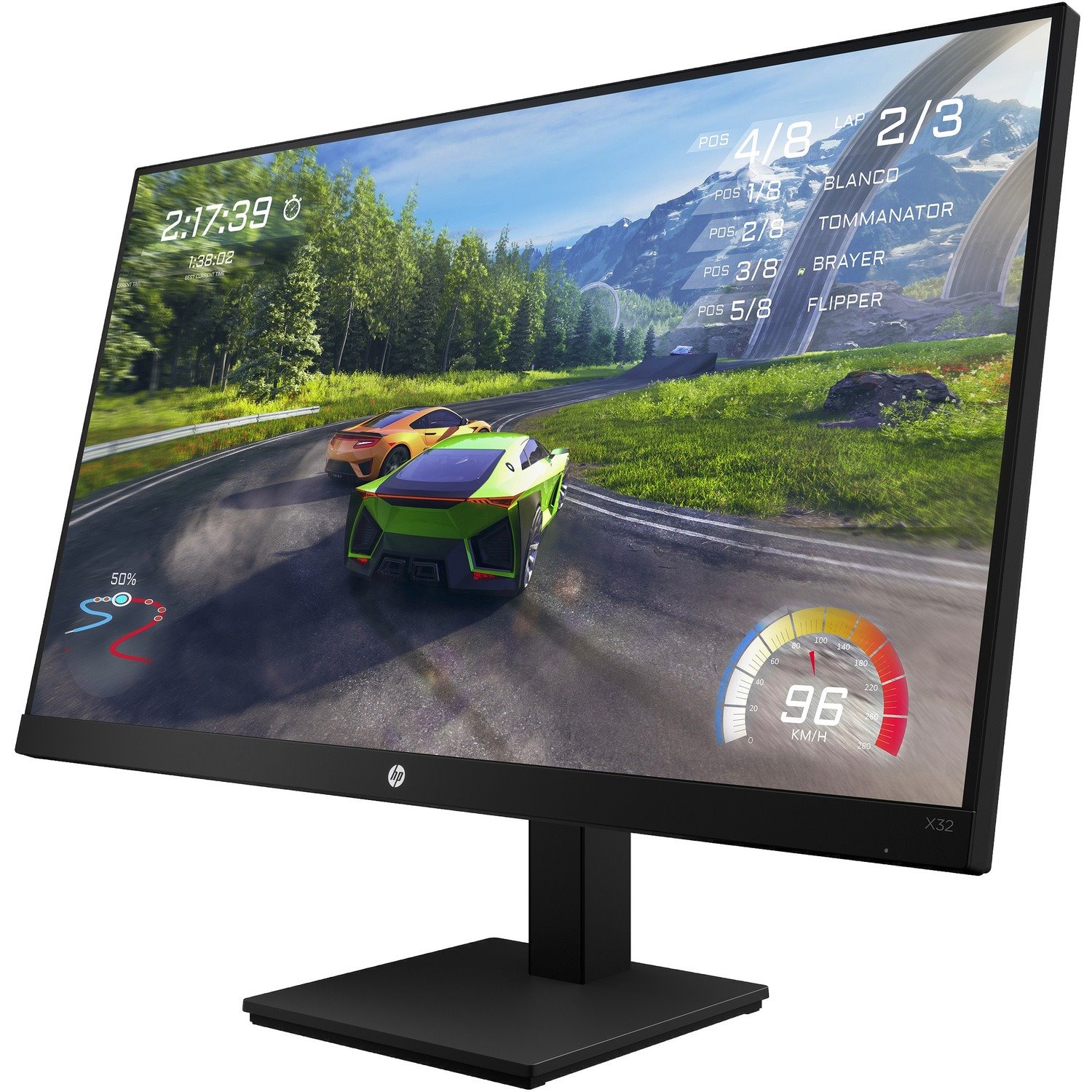 HP X32 80 cm (31.5") WQHD Edge LED Gaming LCD Monitor - 16:9