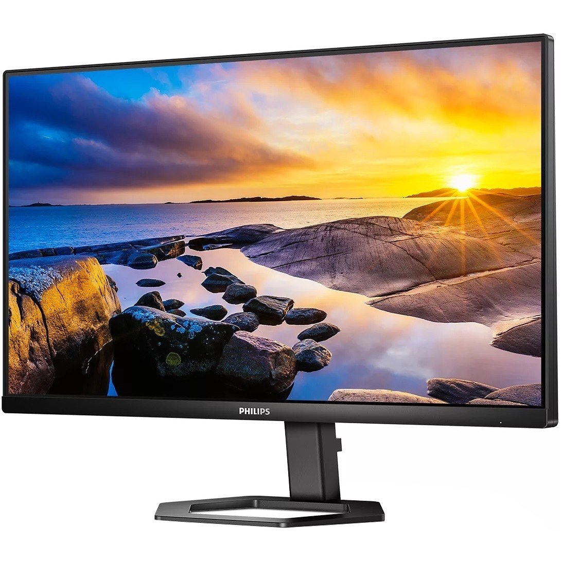 Philips 24" Class Webcam Full HD LCD Monitor - 16:9 - Textured Black