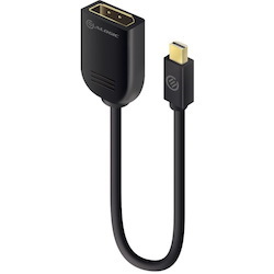 Alogic Premium 15 cm DisplayPort/Mini DisplayPort A/V Cable for Audio/Video Device, Monitor, Computer, Projector - 1