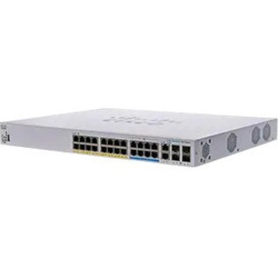 Cisco Business 350 CBS350-24NGP-4X 26 Ports Manageable Ethernet Switch - 5 Gigabit Ethernet, 10 Gigabit Ethernet, Gigabit Ethernet - 5GBase-T, 10GBase-T, 10GBase-X, 10/100/1000Base-T