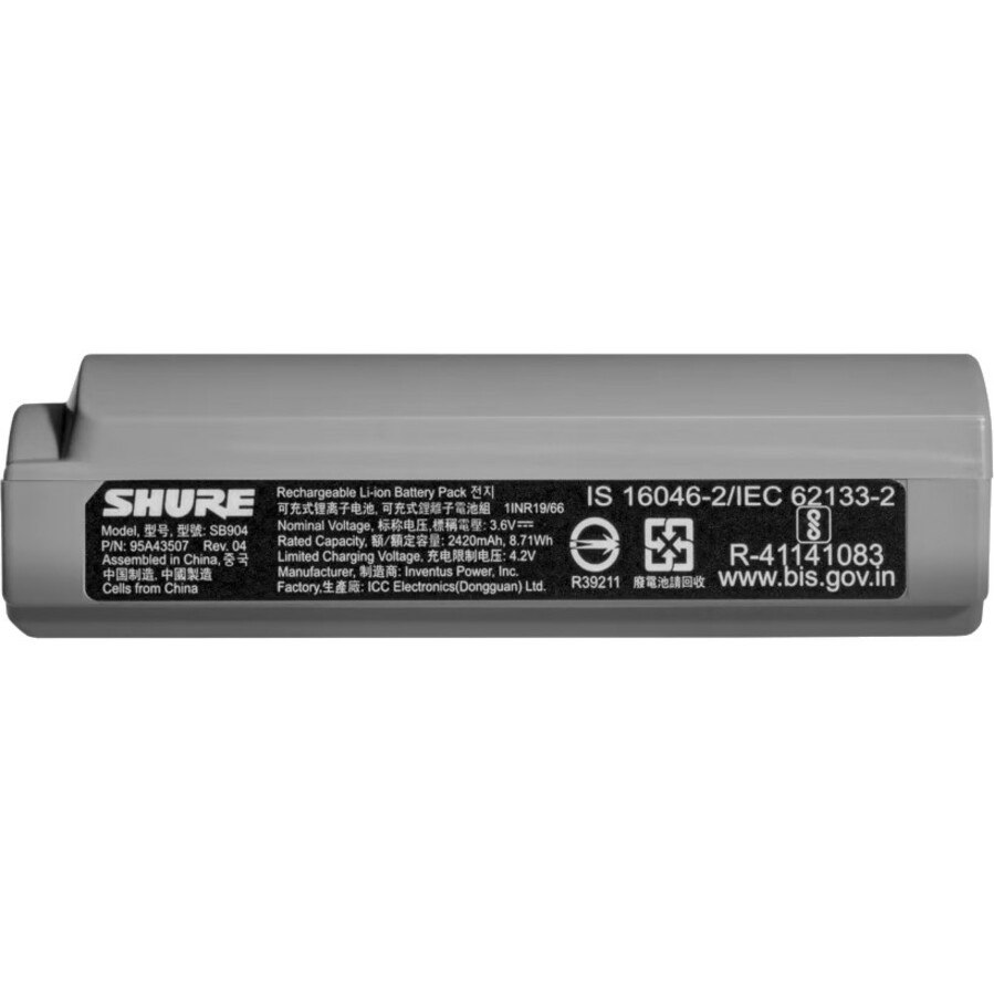 Shure SB904 Lithium-Ion Rechargeable Battery