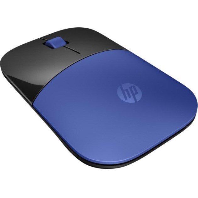 HP Z3700 Mouse - Radio Frequency - USB - Optical - 3 Button(s) - Blue, Black