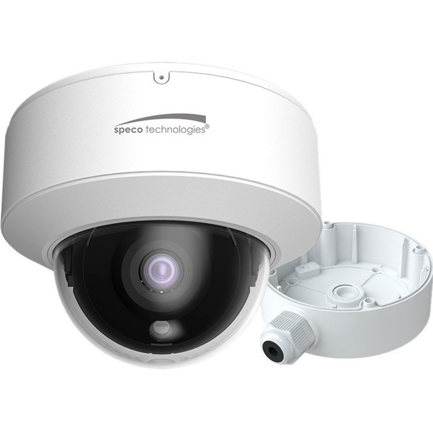 Speco O8VD2 8 Megapixel Outdoor 4K Network Camera - Color - Dome - White