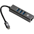 STM Goods USB/Ethernet Combo Hub - USB 3.1 (Gen 1) Type C - External - Grey