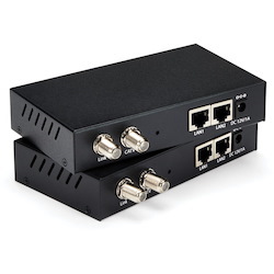 StarTech.com Gigabit Ethernet over Coaxial Unmanaged Network Extender Kit - 2.4km