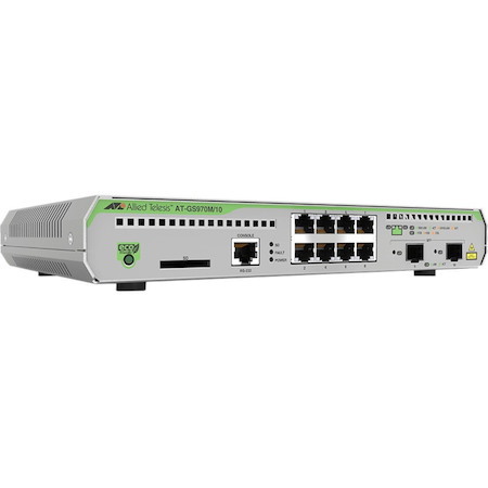 Allied Telesis CentreCOM GS970M GS970M/10 8 Ports Manageable Layer 3 Switch