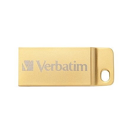 Verbatim 64GB Metal Executive USB 3.0 Flash Drive - Gold