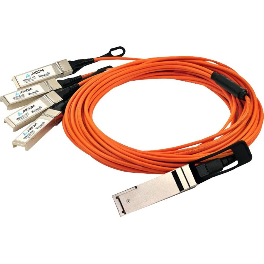 Axiom 40GBASE-AOC QSFP+ to 4 SFP+ Active Optical Cable Arista Compatible, 5m