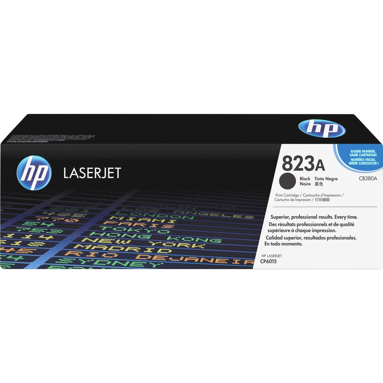 HP 823A Original Laser Toner Cartridge - Black - 1 Each