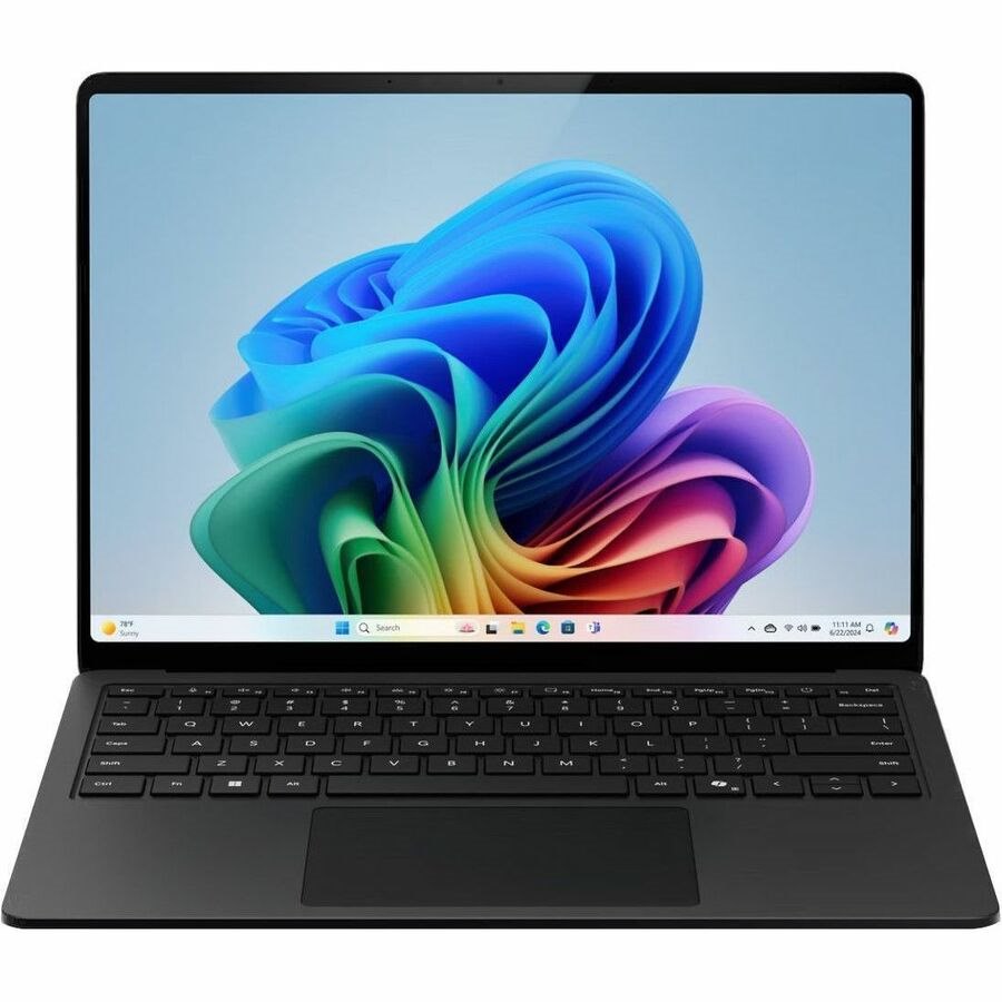 Microsoft Surface Laptop 7 35.1 cm (13.8") Touchscreen Clamshell Notebook - Qualcomm Snapdragon X Plus - 16 GB - 512 GB SSD - English (UK) Keyboard - Black