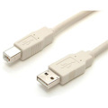 StarTech.com - Beige USB 2.0 cable - 4 pin USB Type A (M) - 4 pin USB Type B (M) - 15 ft