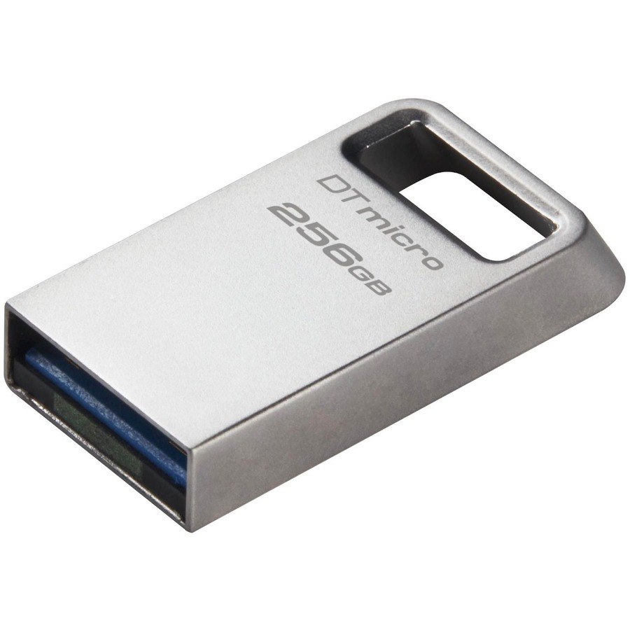 Kingston DataTraveler Micro 256 GB USB 3.2 (Gen 1) Type A Flash Drive - Silver