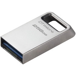 Kingston DataTraveler Micro DTMC3G2 256 GB USB 3.2 (Gen 1) Type A Flash Drive - Silver