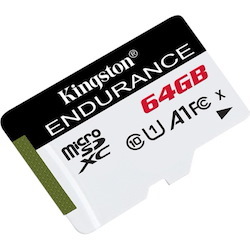 Kingston High Endurance 64 GB Class 10/UHS-I (U1) microSDXC - 1 Pack