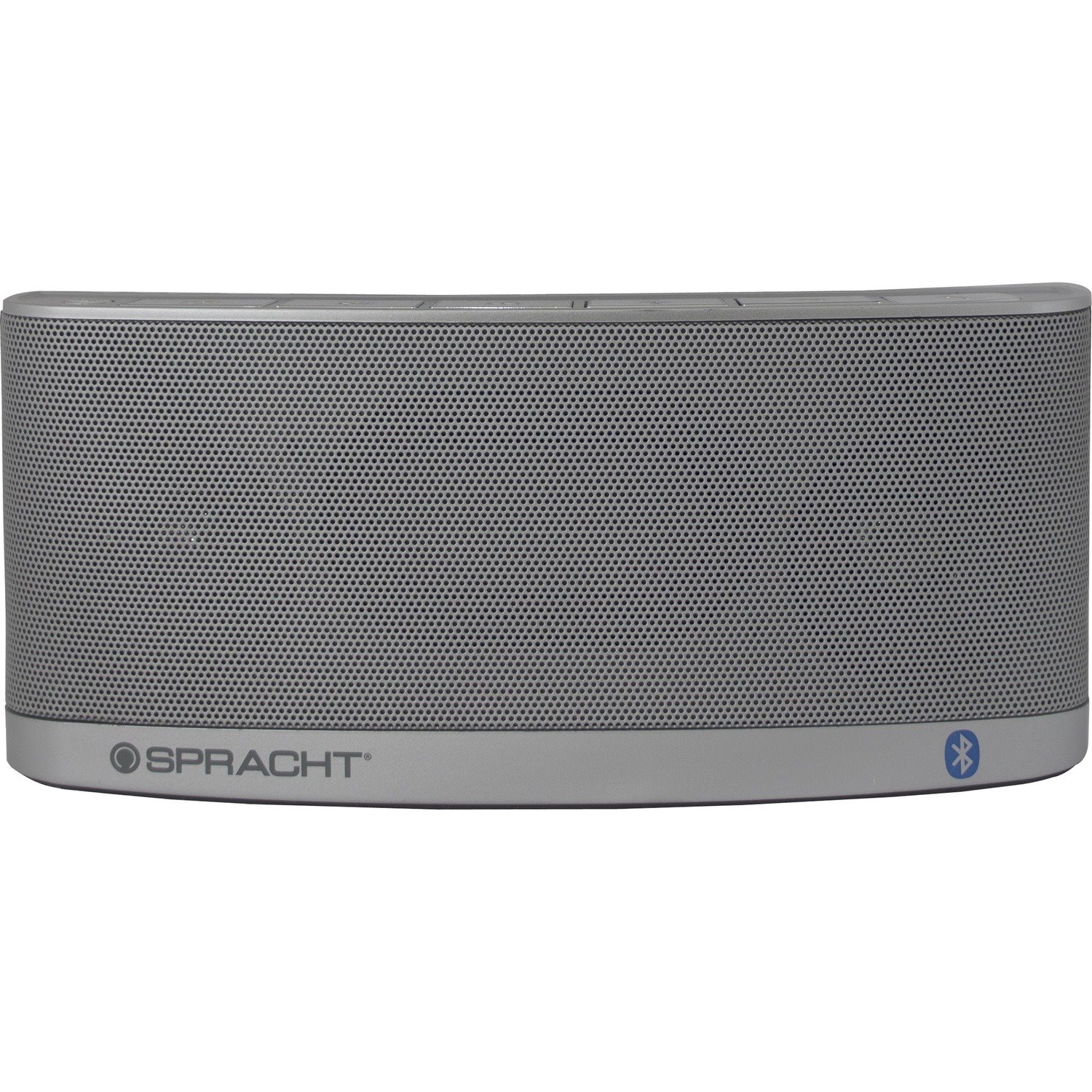 Spracht Blunote2.0 Portable Bluetooth Speaker System - 10 W RMS - Silver