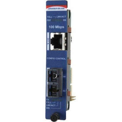 Advantech Slide-In Modular Media Converter 10/100Mbps to Fiber Series