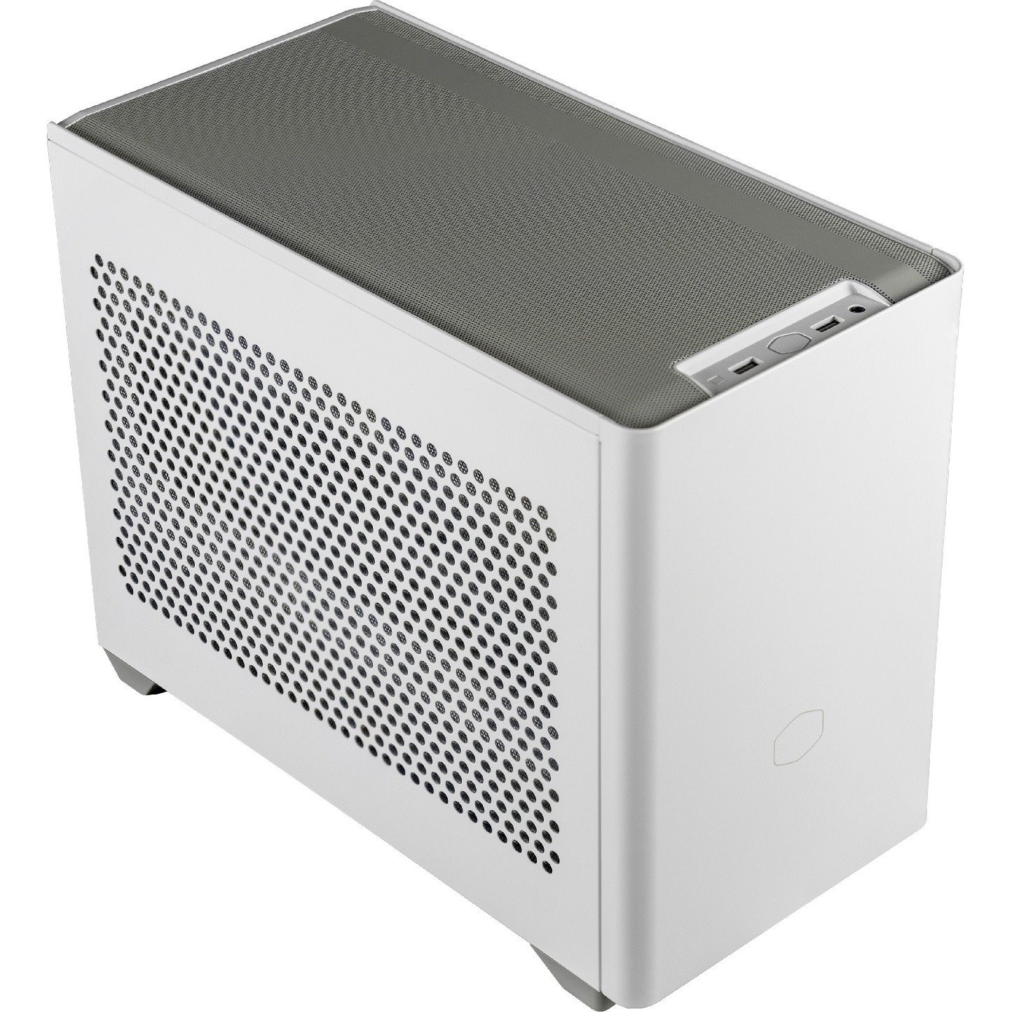 Cooler Master MasterBox MCB-NR200P-WGNN-S00 Computer Case - Mini DTX, Mini ITX Motherboard Supported - Mini-tower - Mesh, ABS Plastic, Tempered Glass, Galvanized Steel - White, Grey