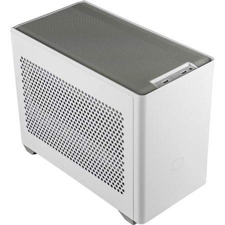 Cooler Master MasterBox MCB-NR200P-WGNN-S00 Computer Case - Mini DTX, Mini ITX Motherboard Supported - Mini-tower - Mesh, ABS Plastic, Tempered Glass, Galvanized Steel - White, Grey