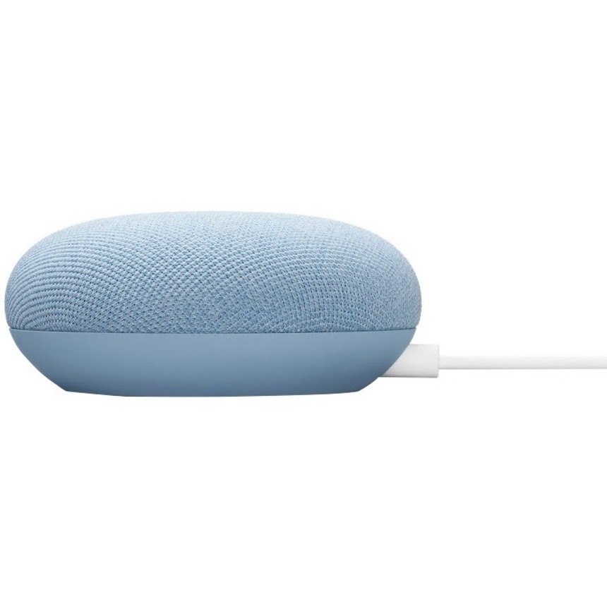 Google Nest Nest Mini GA01140-CA Bluetooth Smart Speaker - Google Assistant Supported - Blue Sky