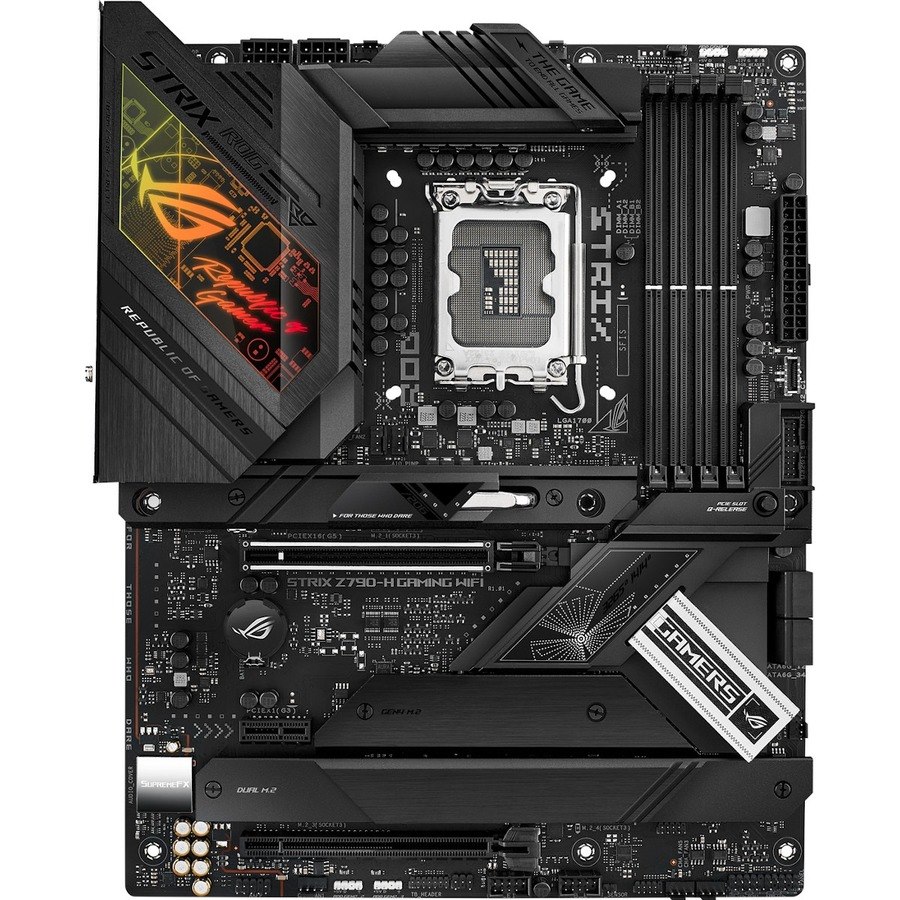 Asus ROG Strix Z790-H GAMING WIFI Gaming Desktop Motherboard - Intel Z790 Chipset - Socket LGA-1700 - ATX