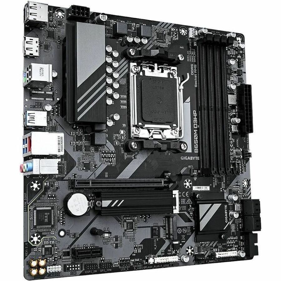 Gigabyte Ultra Durable B650M D3HP Gaming Desktop Motherboard - AMD B650 Chipset - Socket AM5 - Micro ATX