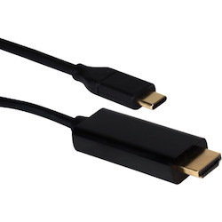 QVS 3ft USB-C / Thunderbolt 3 to HDMI UltraHD 4K/60Hz Video Converter Cable