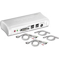 TRENDnet 2-Port DVI USB KVM Switch & Cable Kit with Audio, Manage Two PCs, 2 x USB Keyboard & Mouse Ports, 2 x Bonus USB 2.0 Ports, 2 Way Audio Support, TK-204UK